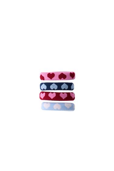 PACK CUATRO COLETEROS CORAZONES - Crudo de Zara