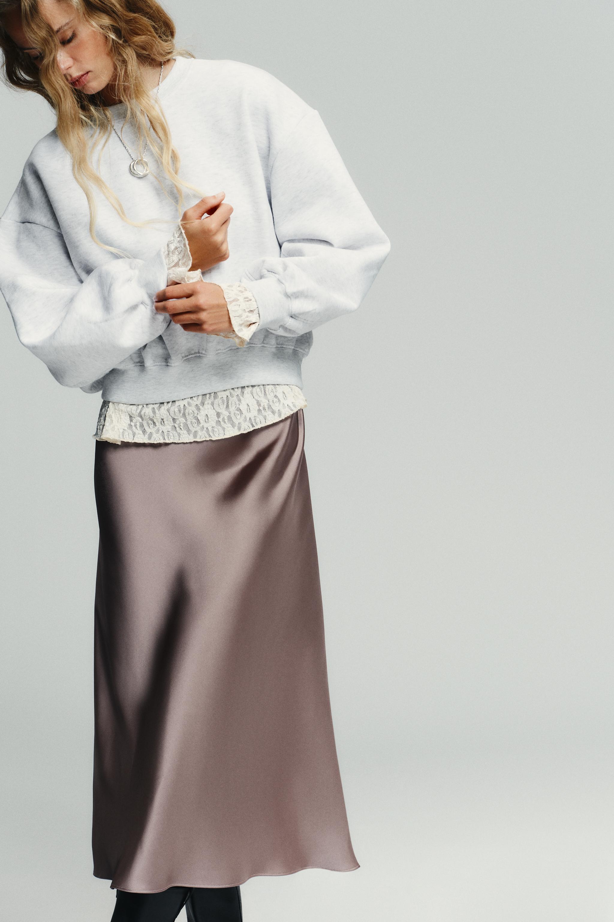 Zara BASIC PENYE SWEATSHIRT görsel 2