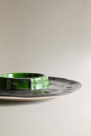 ASSIETTE EN CÉRAMIQUE POUR ENFANT BONNET DE SORCIÈRE - Gris de Zara - Image 3