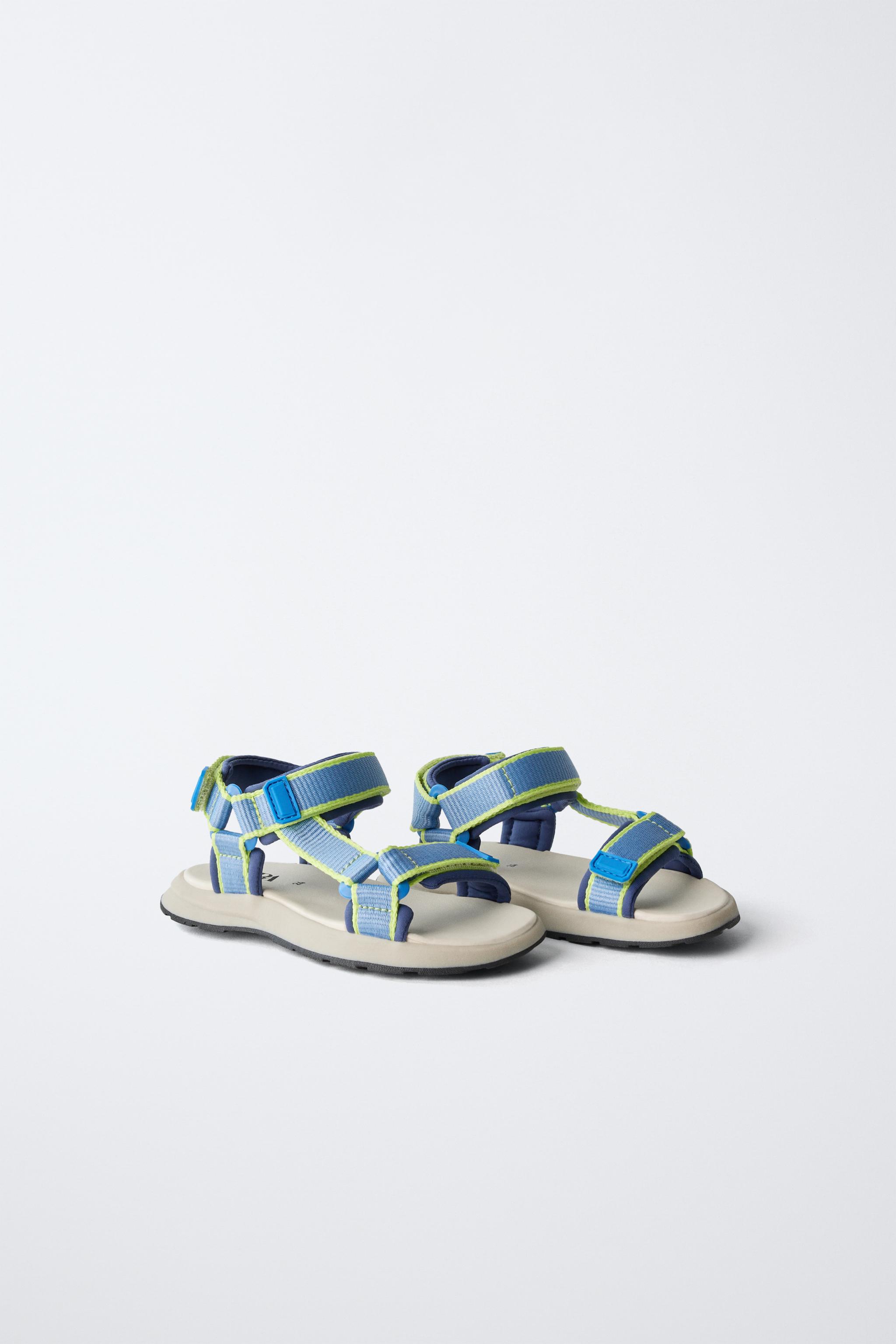 リクエスト分 TECHNICAL SANDALS - Blue | ZARA United States