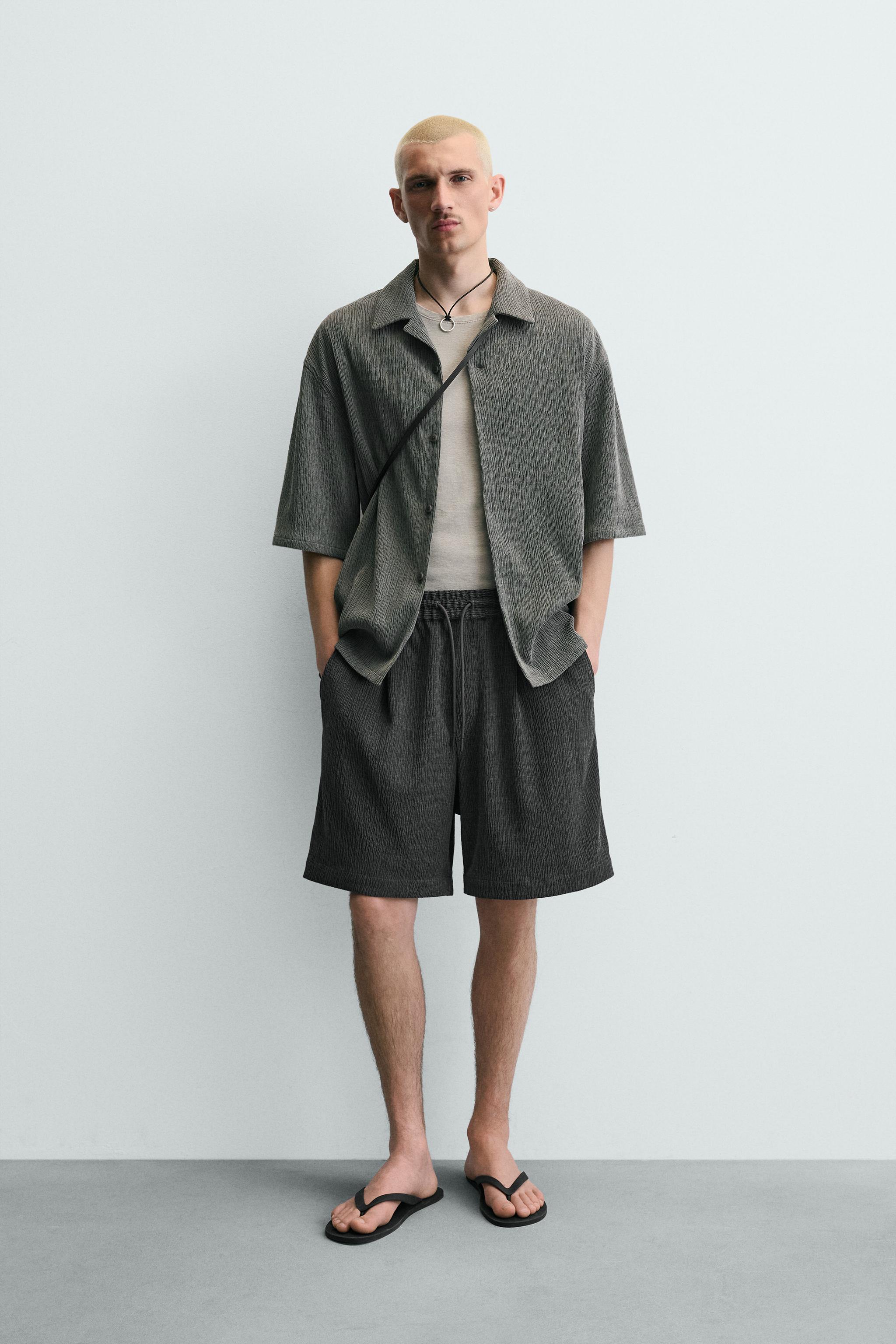 TEXTURED RELAXED FIT SHIRT