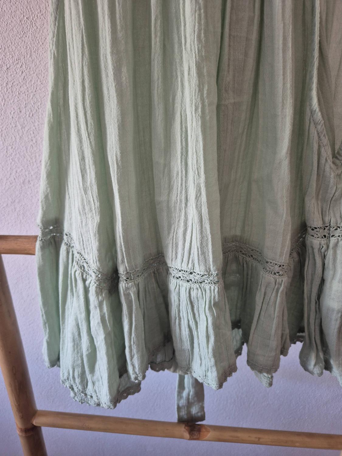 EMBROIDERED GAUZE TOP - Image 3
