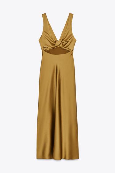 SATIN MIDI DRESS - Oil by Zara - Image 7