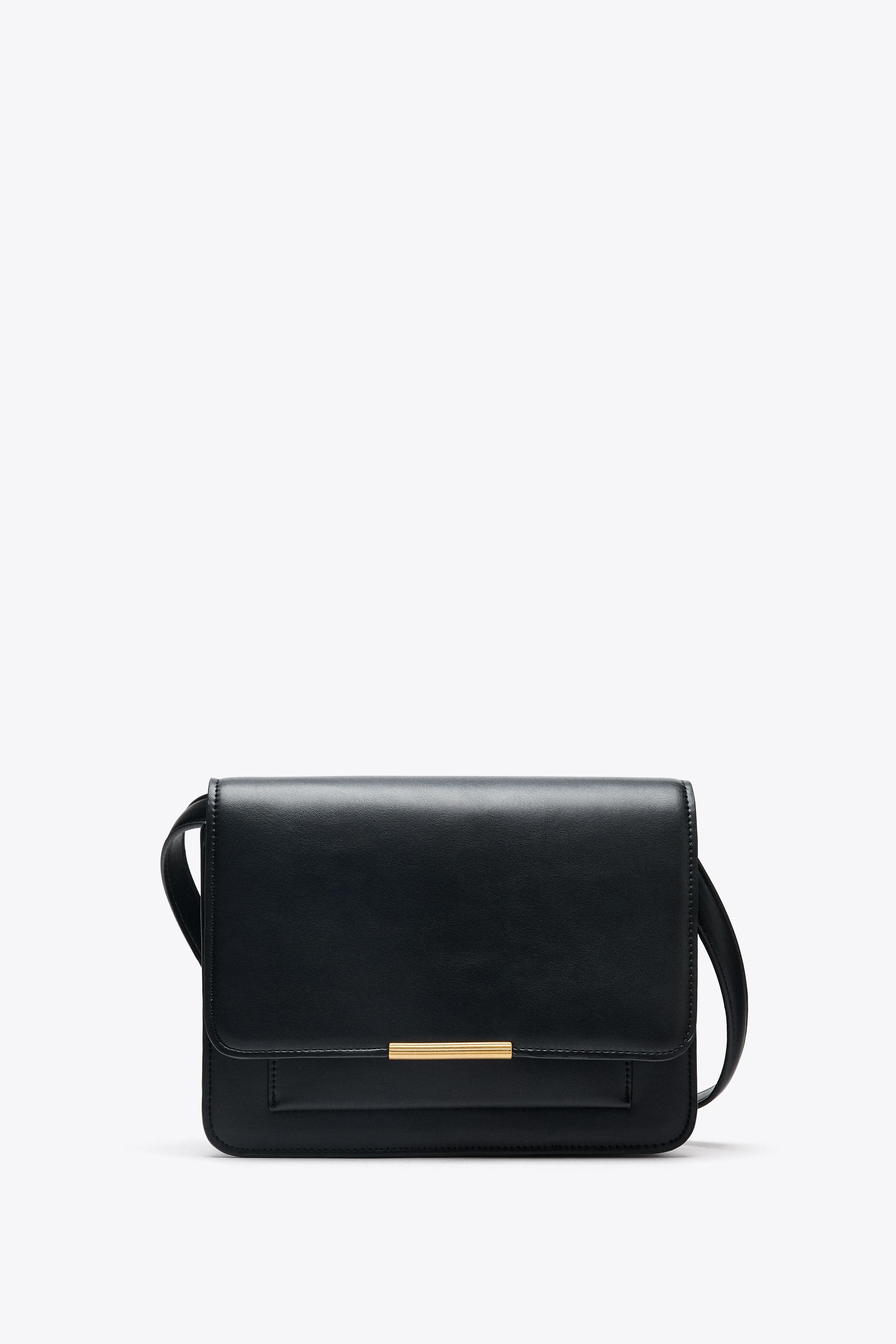 ボディバッグ未使用品タグ付き メタルディテール クロスボディバッグ - ブラック | ZARA Japan