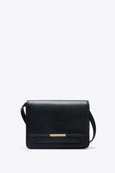 CROSSBODY BAG WITH METAL DETAIL - Black by Zara