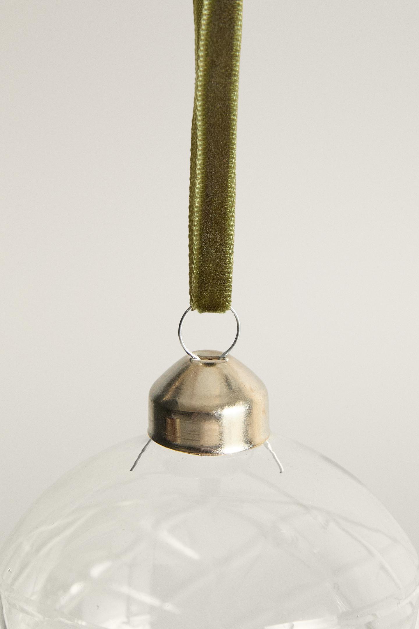 Ёлочные украшения Zara Carved Crystal Christmas Tree Ornament, цвет: Прозрачный — фото 2