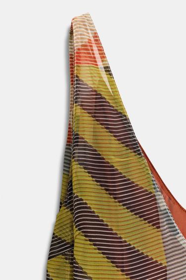 ROBE IMPRIMÉE PATCHWORK - Multicolore de Zara - Image 8