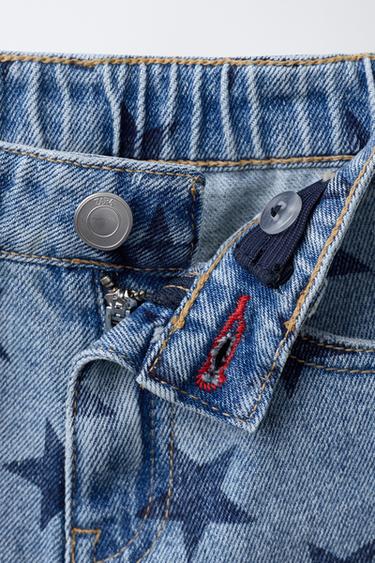 STAR DENIM BERMUDA SHORTS - Blue by Zara - Image 2