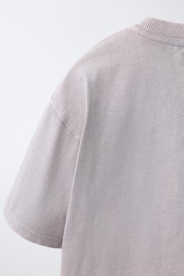 FADED EFFECT ROLLING STONE © T-SHIRT - Brown / Taupe by Zara - Image 3