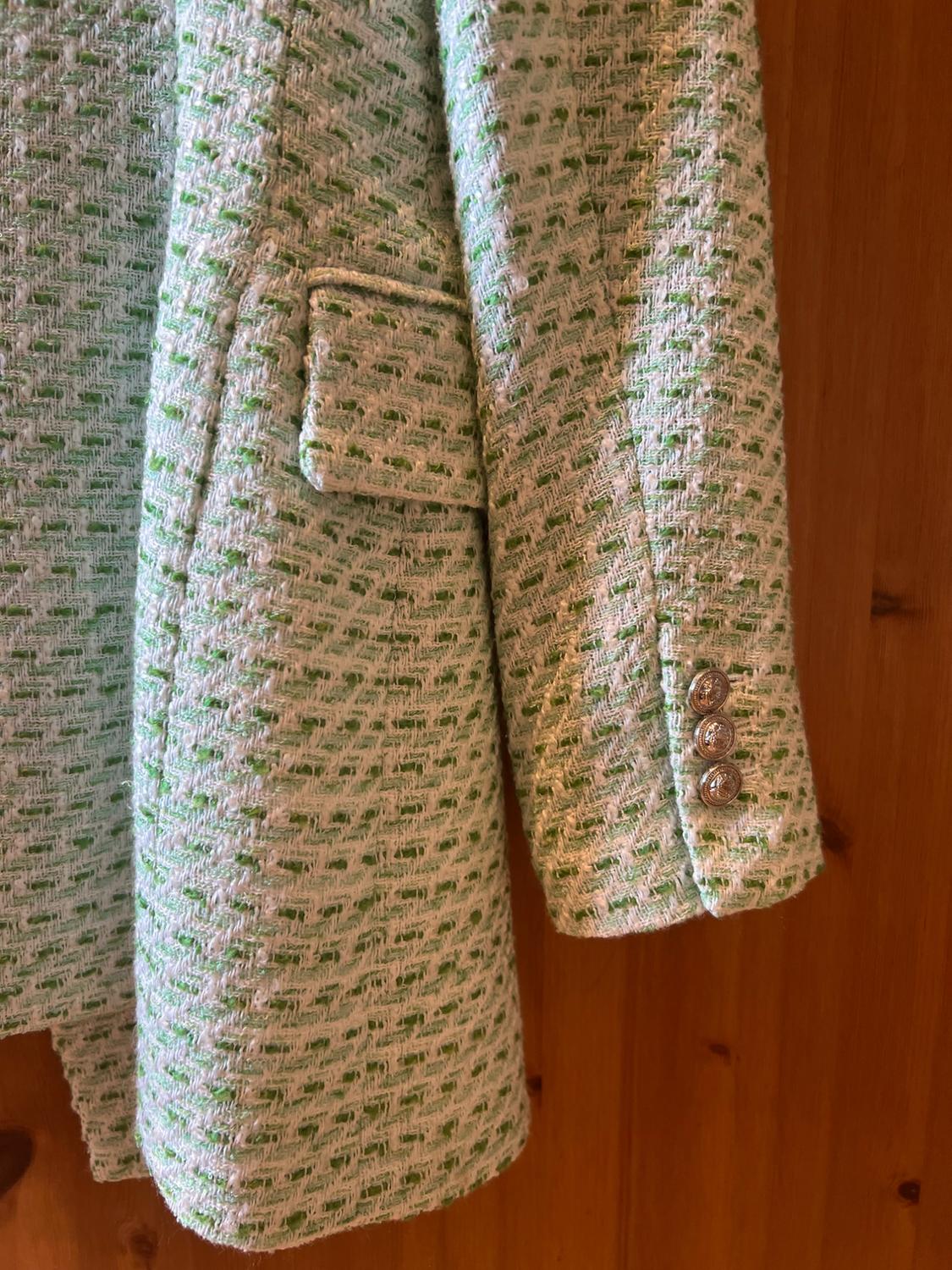 TEXTURED CHECK BLAZER - Image 5