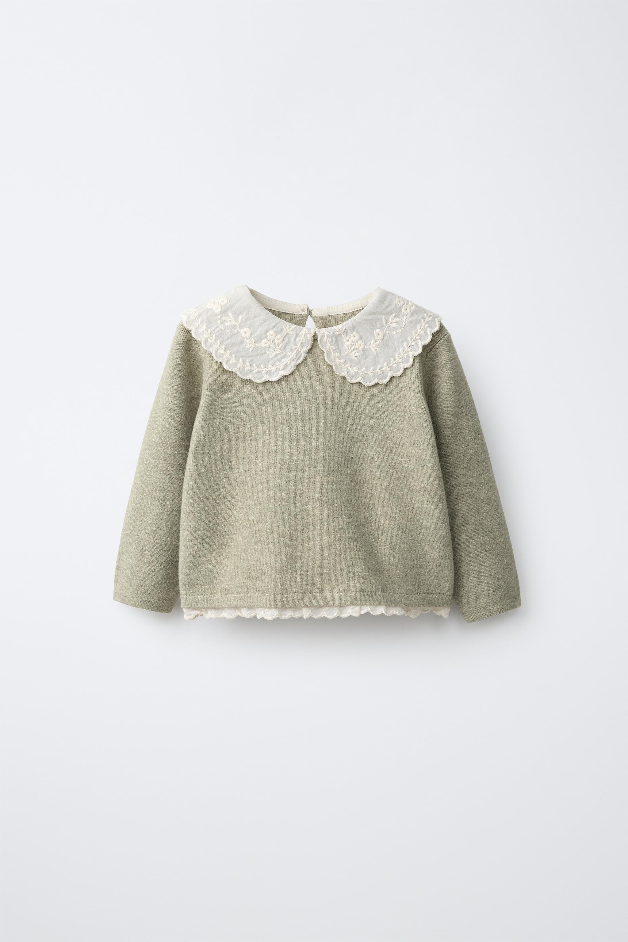 JERSEY PUNTO CUELLO BORDADO PUNTILLA