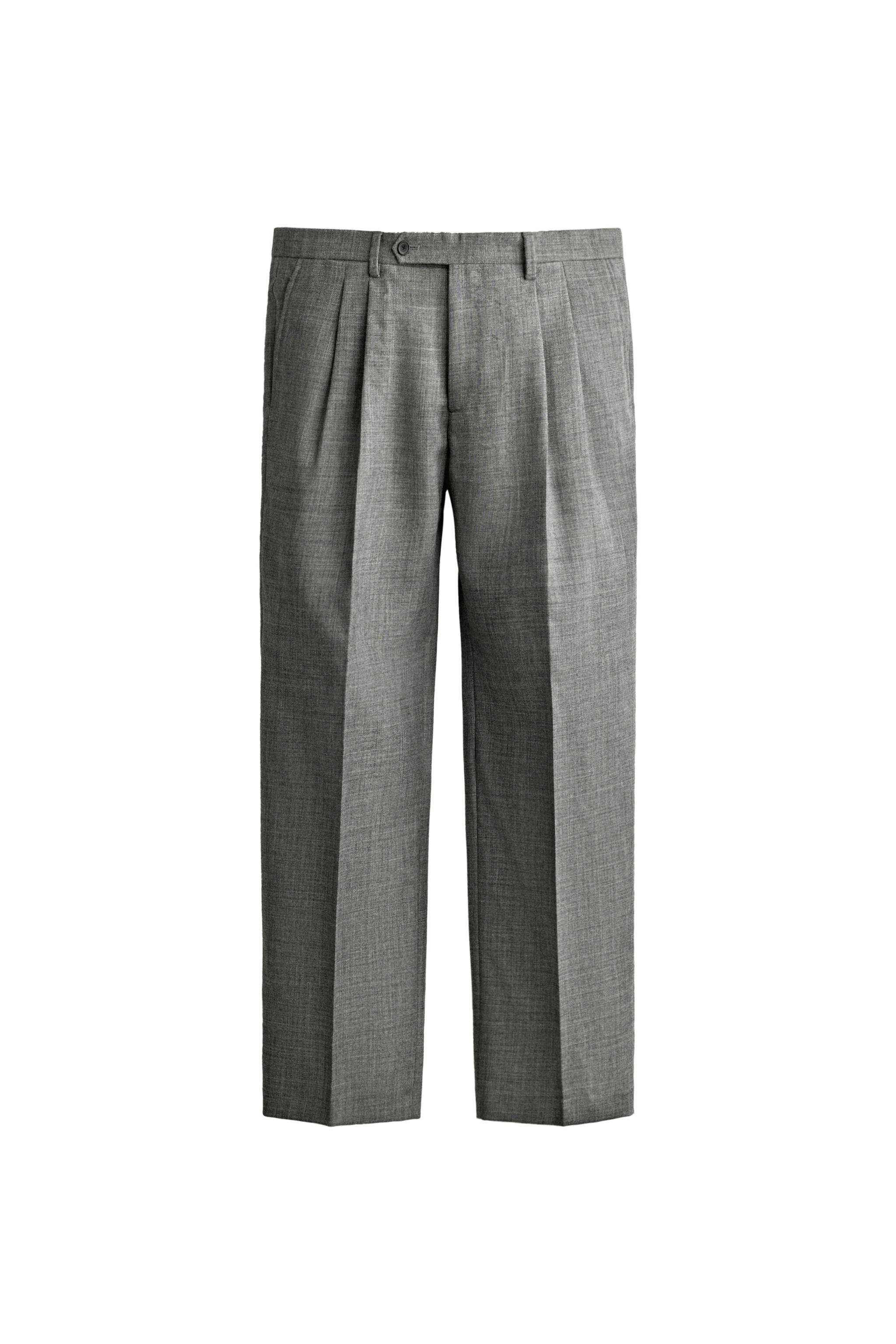 PANTALÓN PLIEGUES 100% LANA