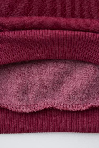 LILO & STITCH © DISNEY RIBBED JOGGING SWEATSHIRT AND LEGGINGS SET - Burgundy by Zara - Image 3