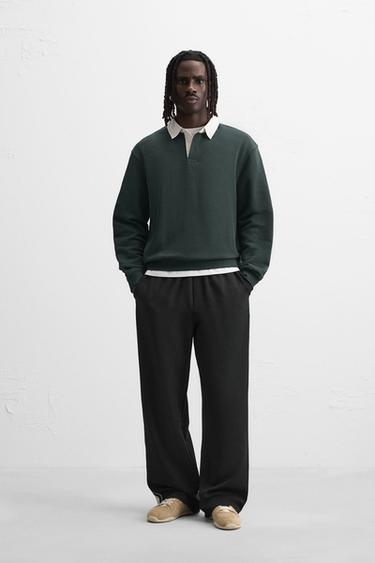 TECHNICAL TROUSERS WITH SIDE STRIPES - Black by Zara - Image 0