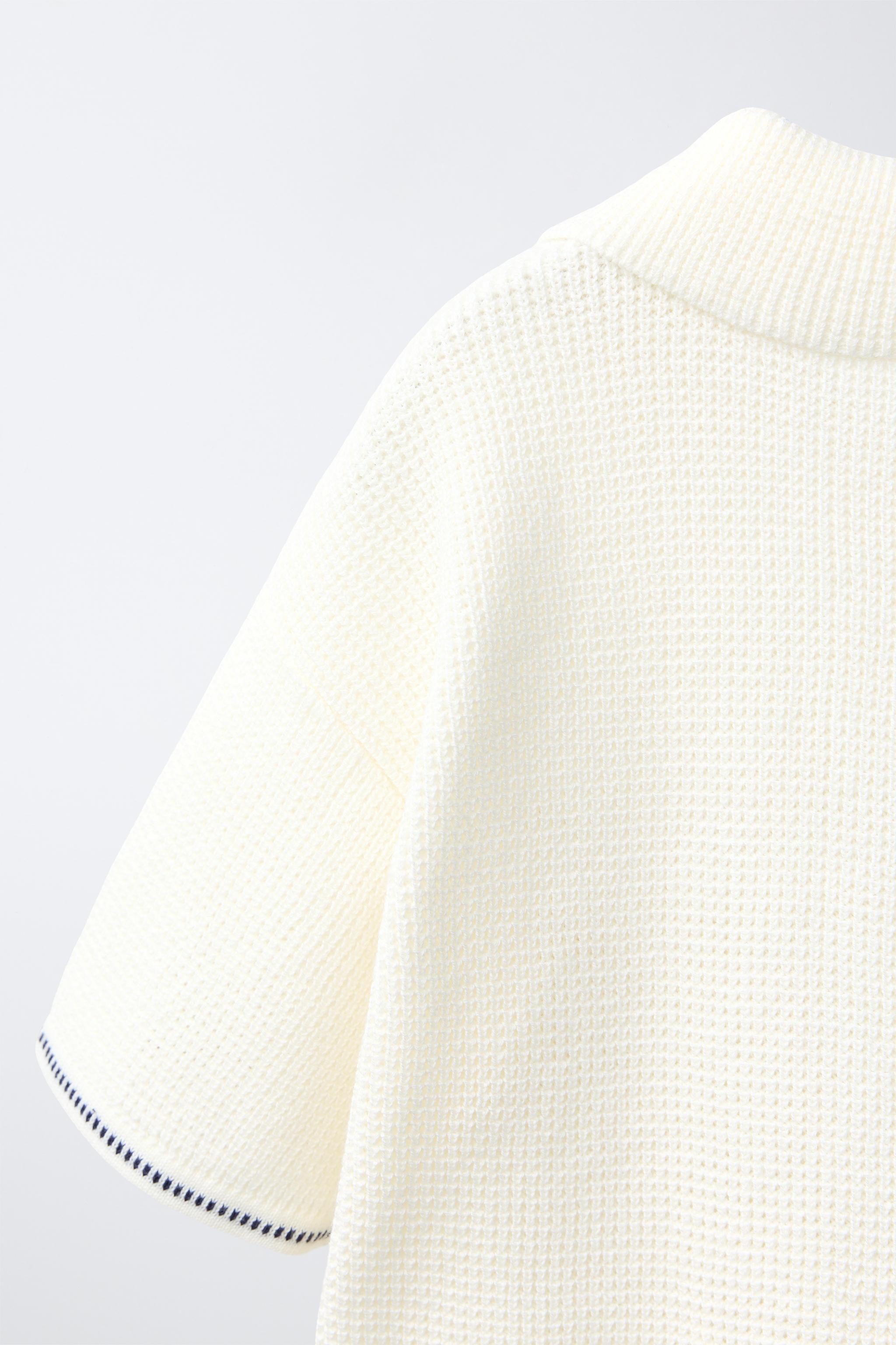 Детские свитеры Zara MICKEY MOUSE © DISNEY WAFFLE KNIT POLO — фото 5