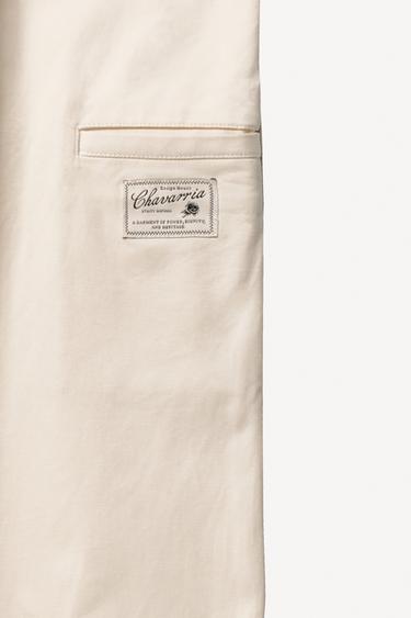 PANTALÓN CHINO WIDE FIT WILLY CHAVARRIA X ZARA - Crema de Zara