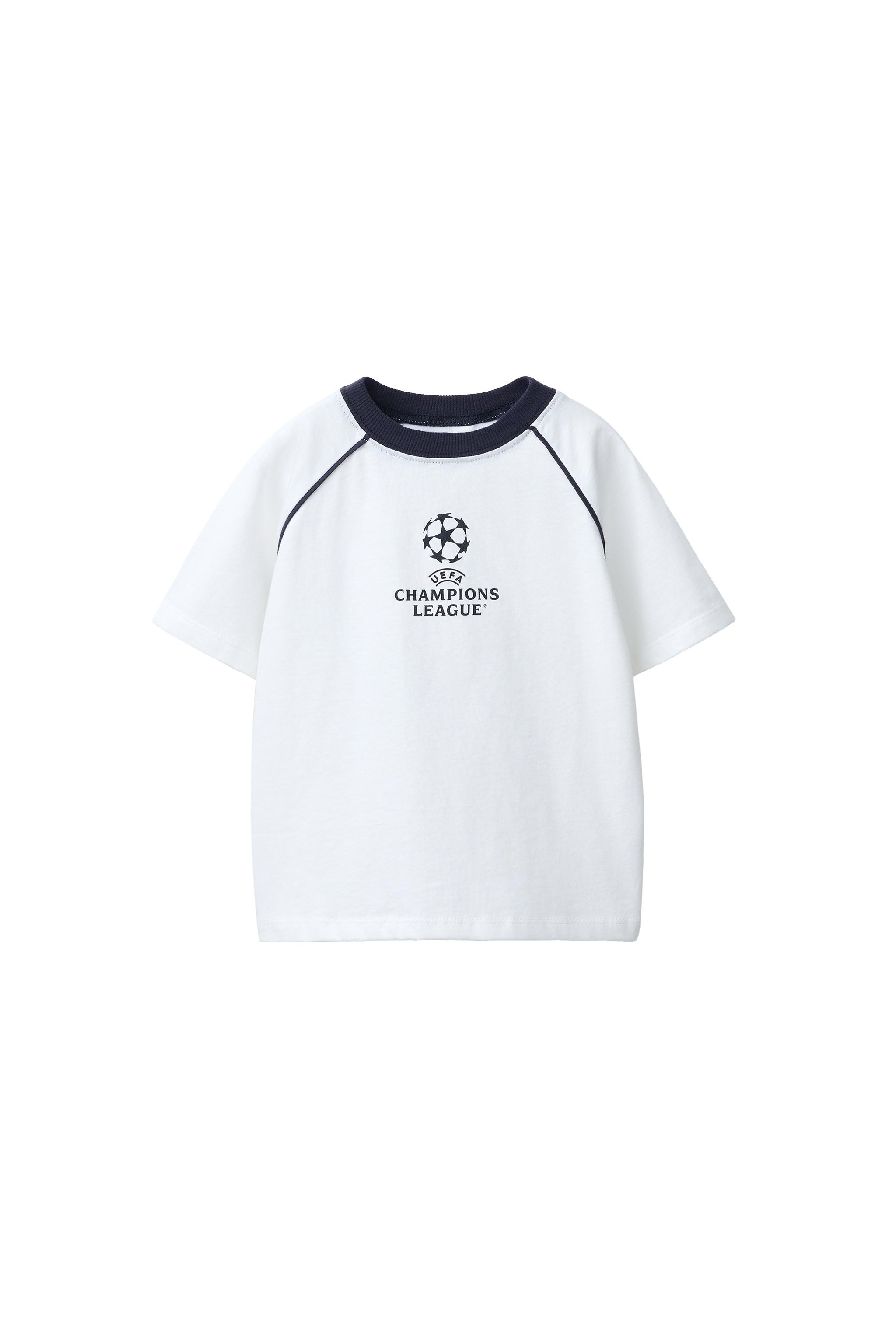 UEFA CHAMPIONS LEAGUE ® プリントTシャツ - ホワイト | ZARA Japan / 日本