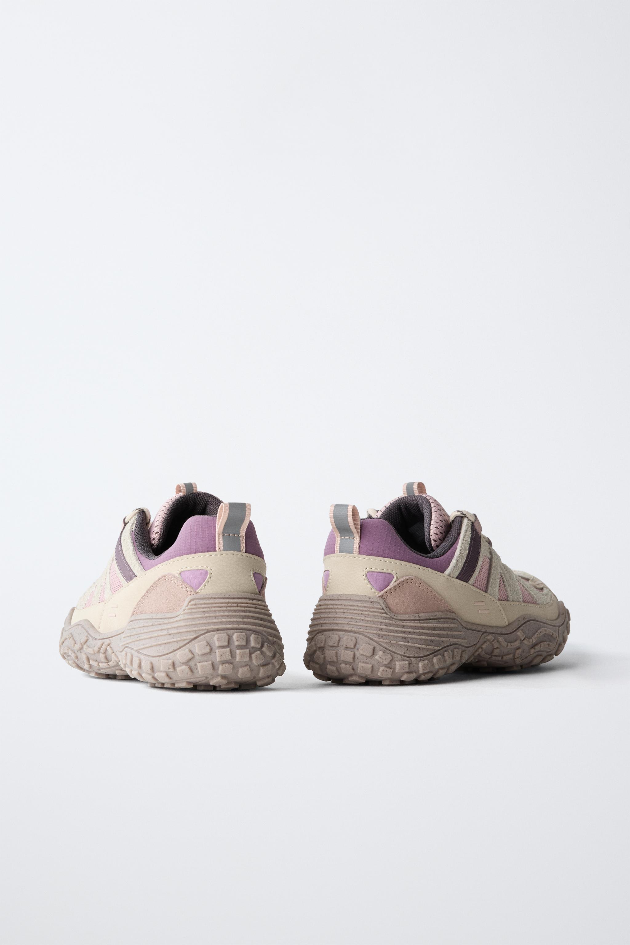 Детские кроссовки Zara PANELLED SNEAKERS — фото 6
