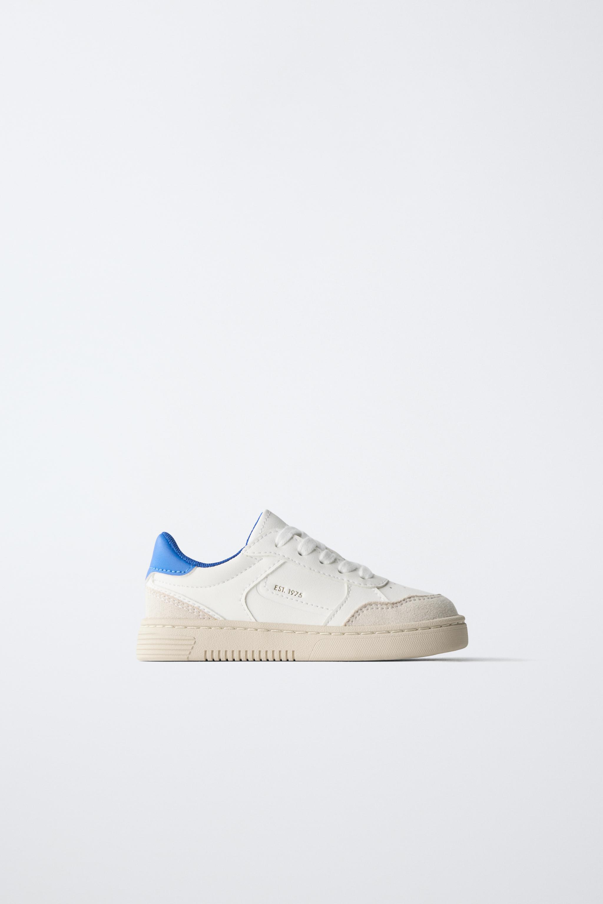 CONTRASTING SNEAKERS — White
