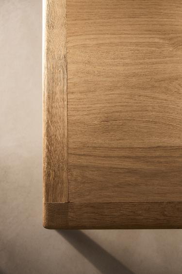 WOODEN BED FRAME - Light beige by Zara - Image 2