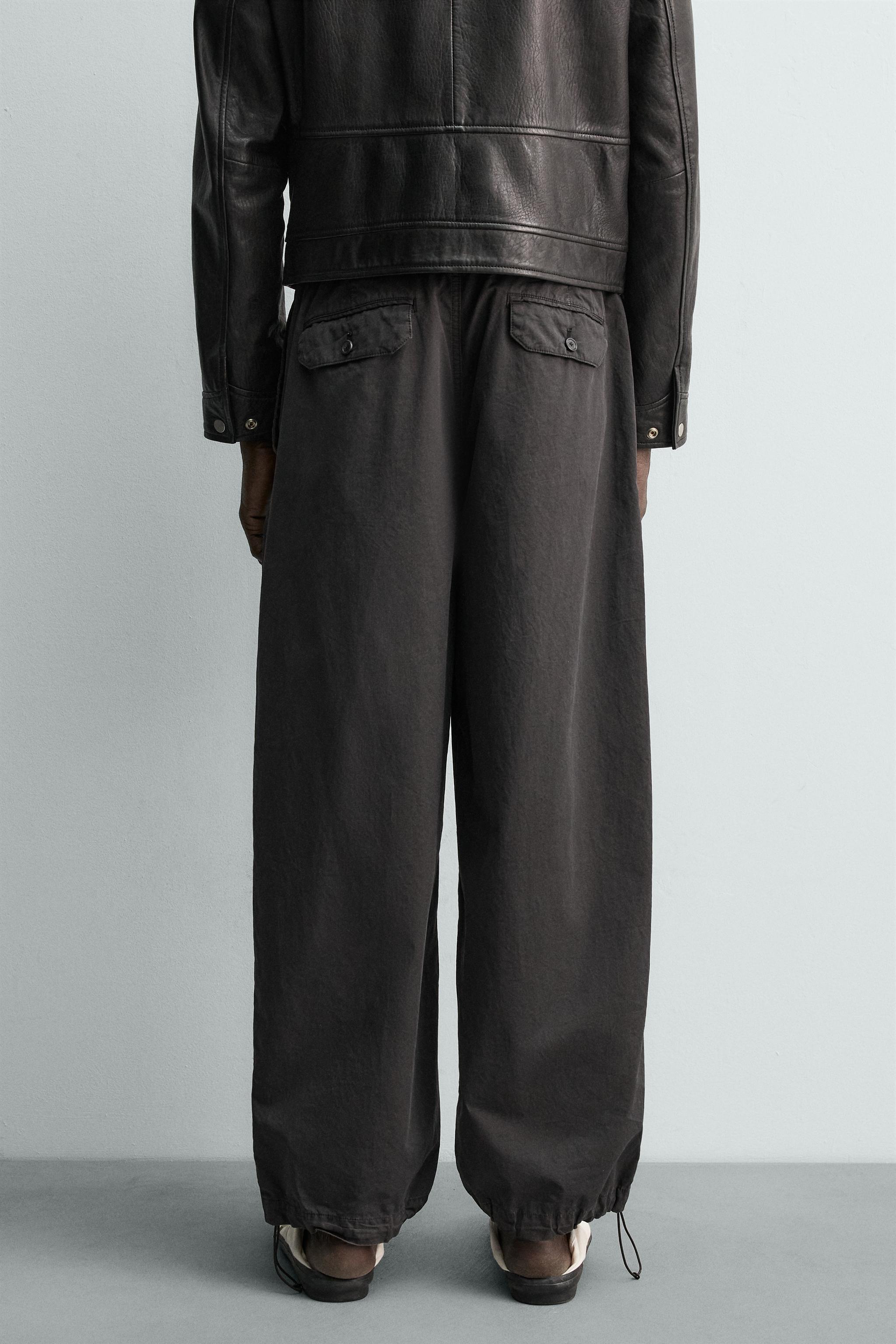 RELAXED FIT COTTON PANTS AARON LEVINE X ZARA