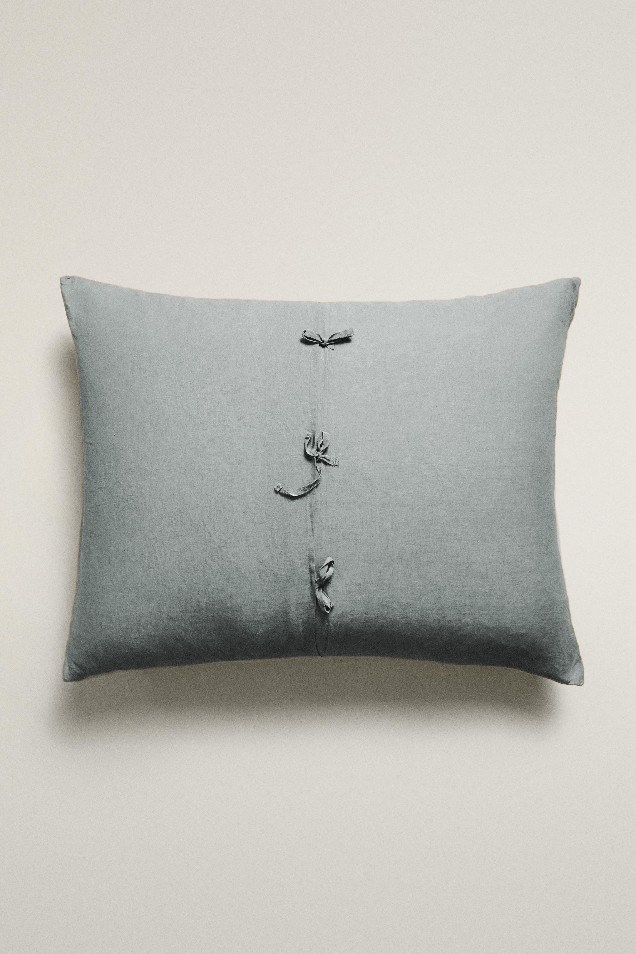 XXL LINEN THROW PILLOW COVER