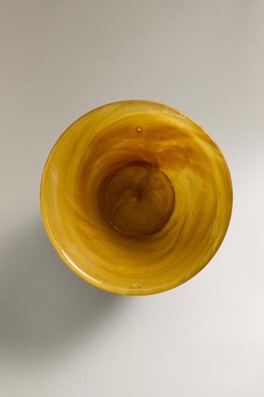 CONTRAST GLASS BOWL - Caramel by Zara - Image 4