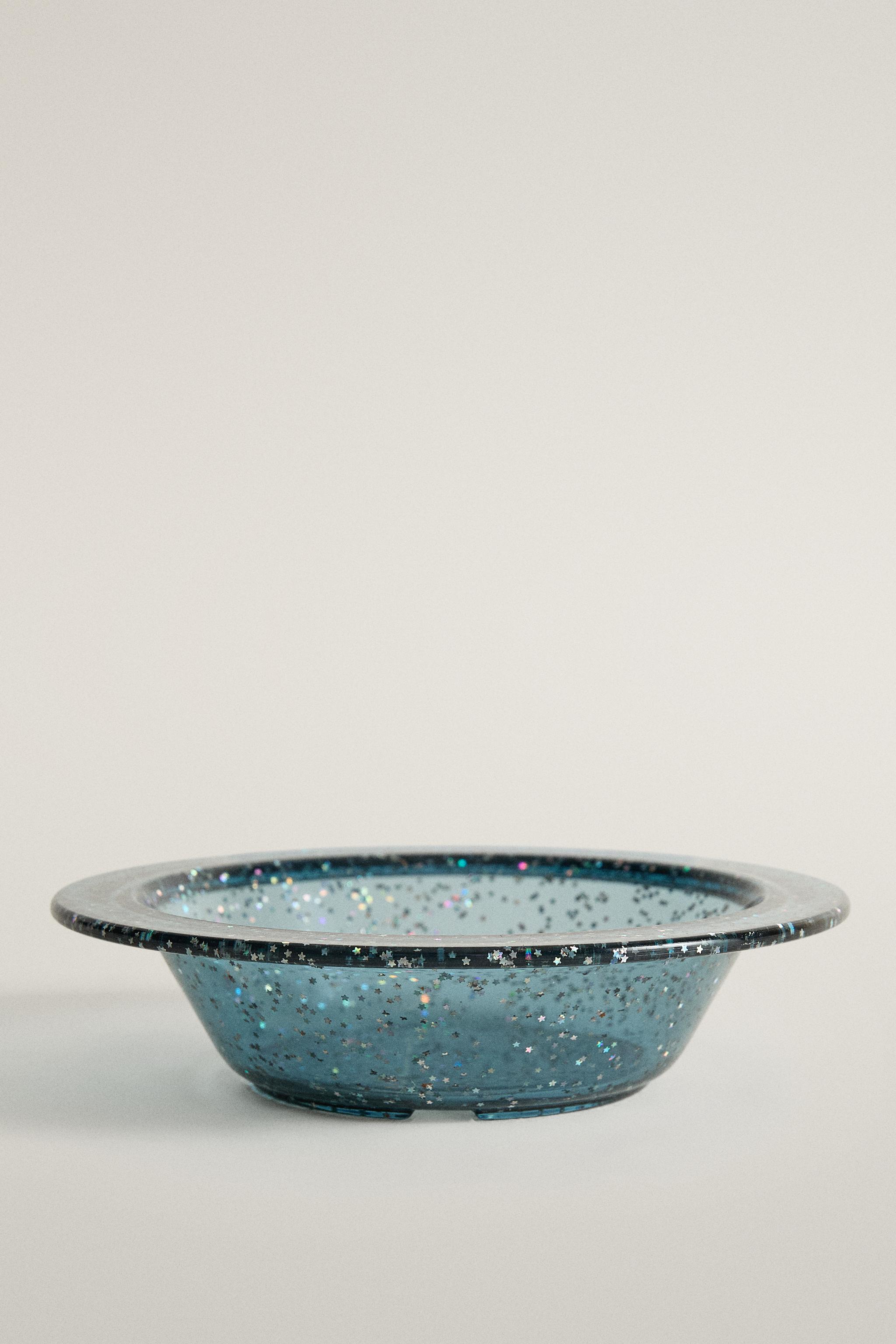 ASSIETTE ENFANT PAILLETTES ÉTOILES TRITAN