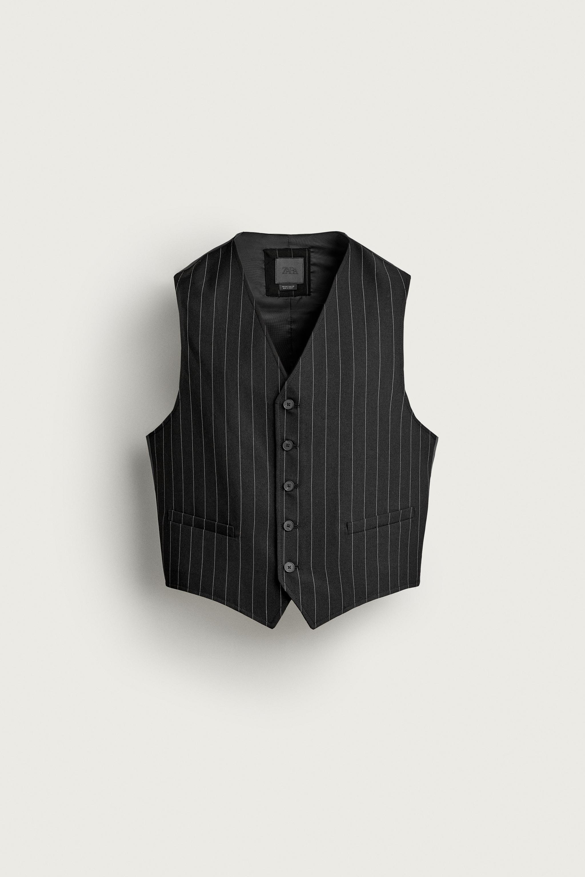 PINSTRIPE SUIT VEST