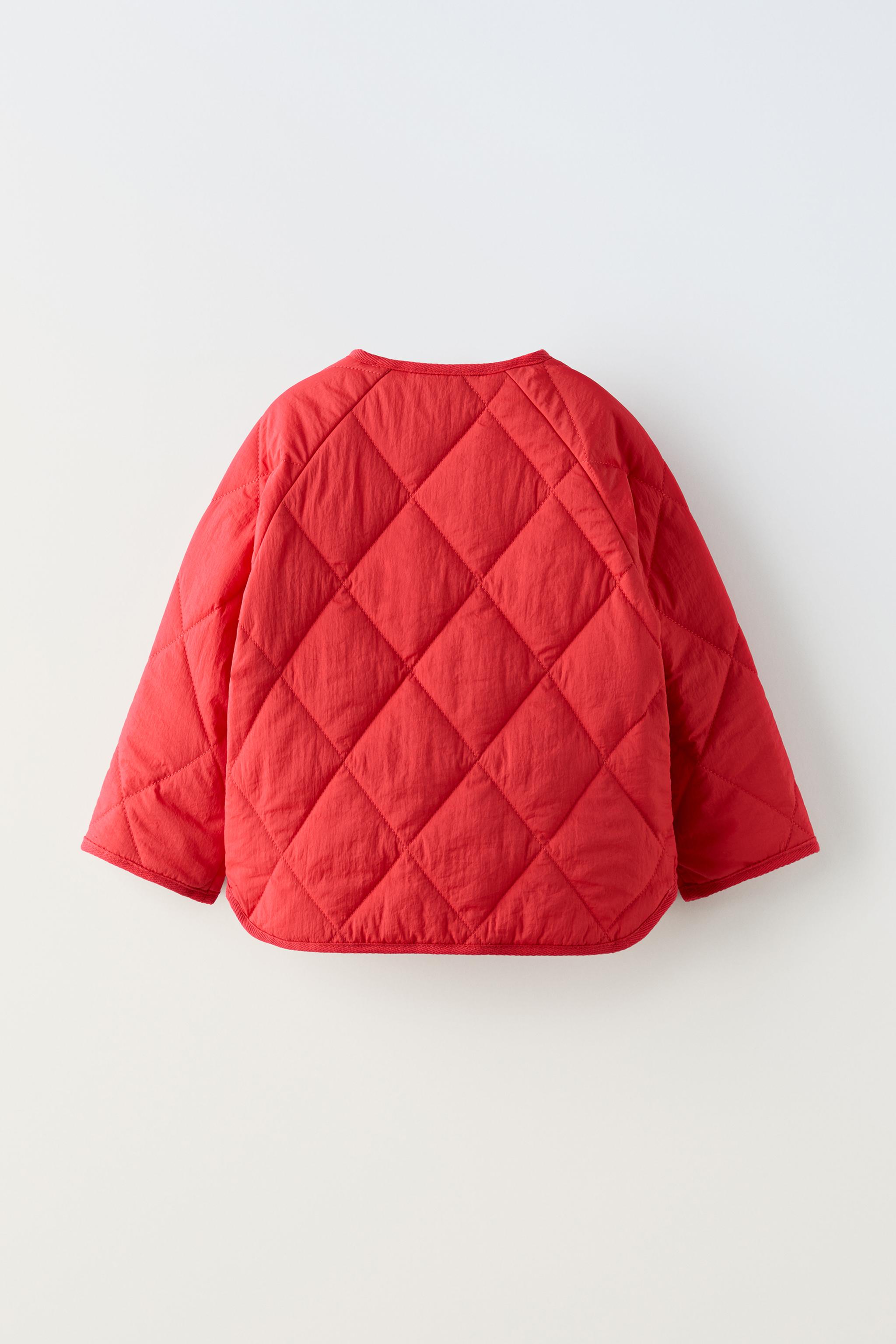 WATER REPELLENT PUFFER JACKET Red ZARA Mexico