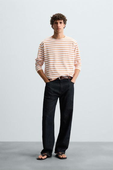 STRIPED JACQUARD T-SHIRT - striped by Zara - Image 0