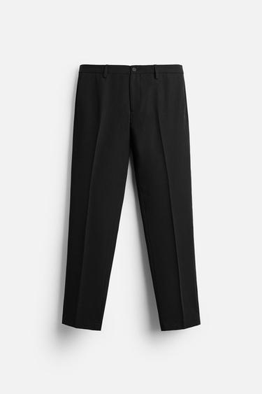 COMFORT SUIT TROUSERS - Black by Zara