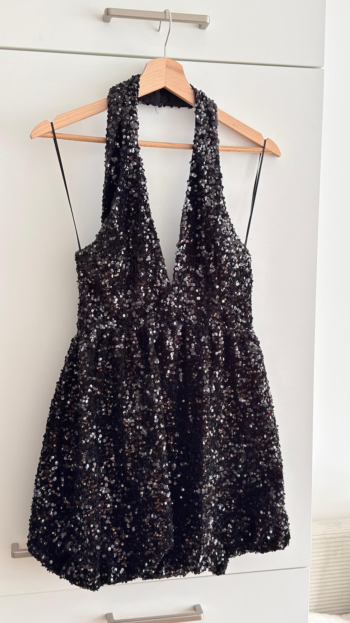 SEQUIN PUFFBALL DRESS - Image 2