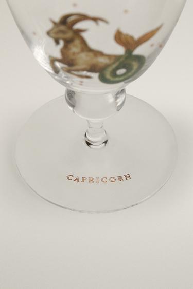 CAPRICORN ZODIAC GLASS | MARISA BERENSON - Transparent by Zara - Image 3