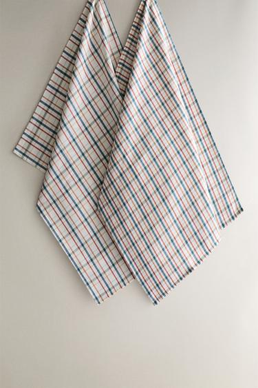 Zara KOMPLET KUHINJSKIH KRPA SA PRUGAMA (PAKOVANJE OD 2 KOMADA) – Plava