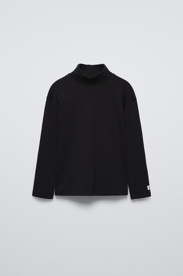 Zara TURTLENECK SHIRT - Black