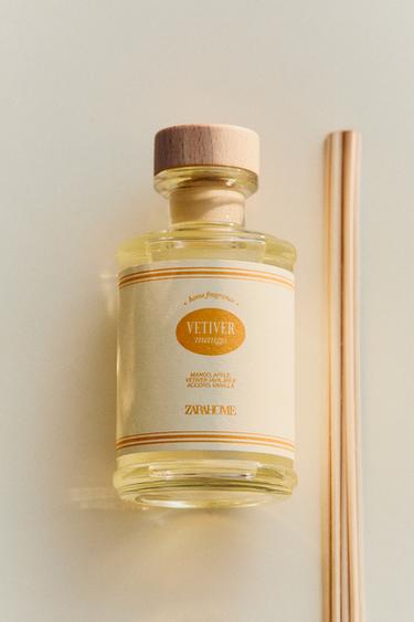 (190 ML) VETIVER MANGO REED DIFFUSERS - Orange by Zara