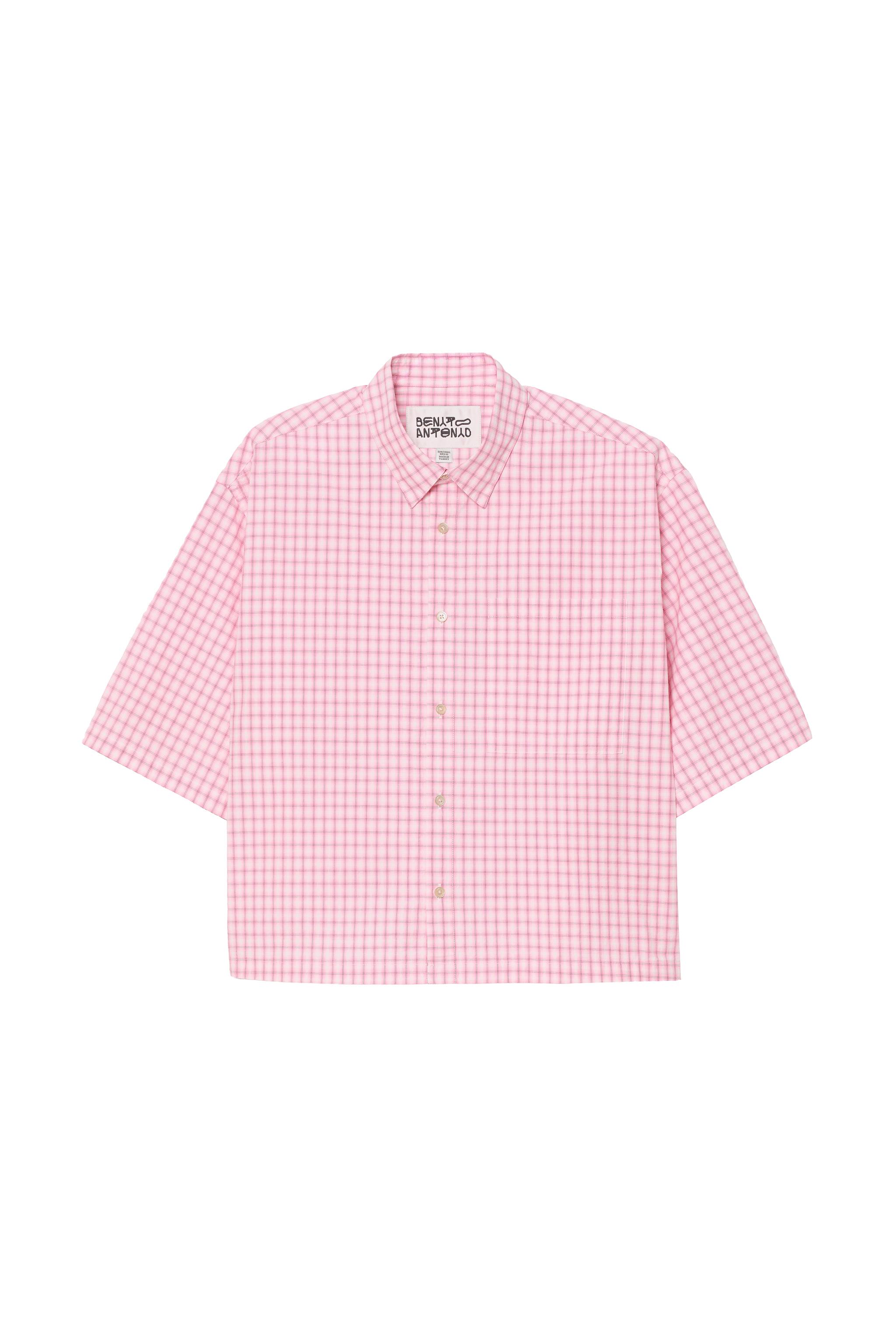Мужские рубашки Zara PLAID BOXY FIT SHIRT — фото 3