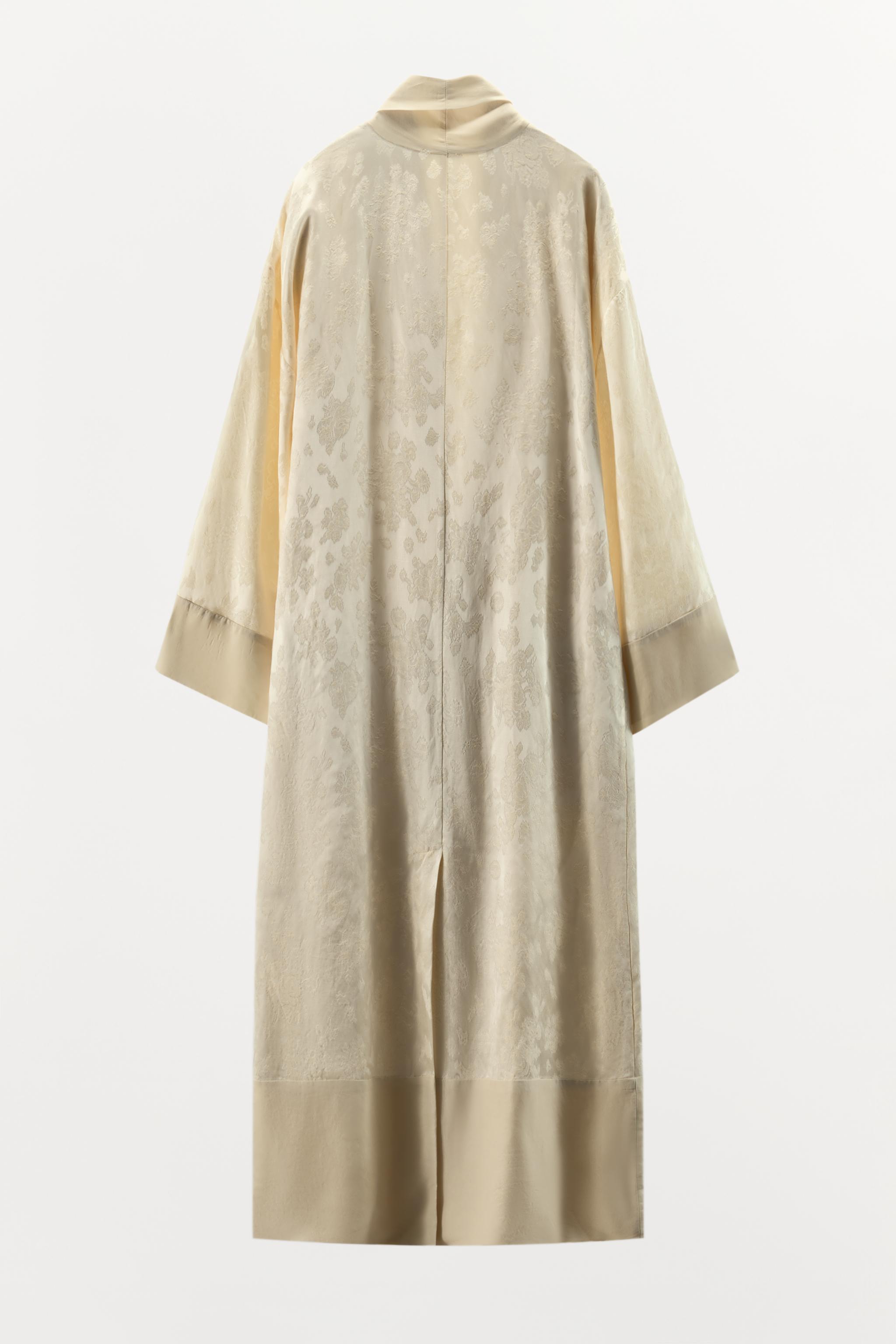 JACQUARD LINEN BLEND COAT LIMITED EDITION