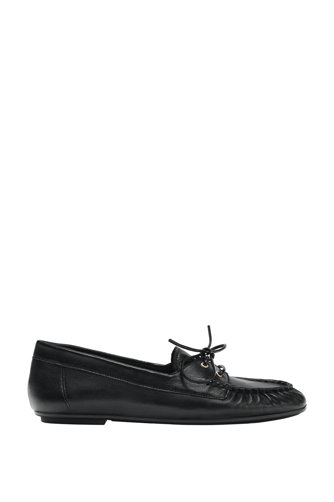 LEATHER DECK LOAFERS