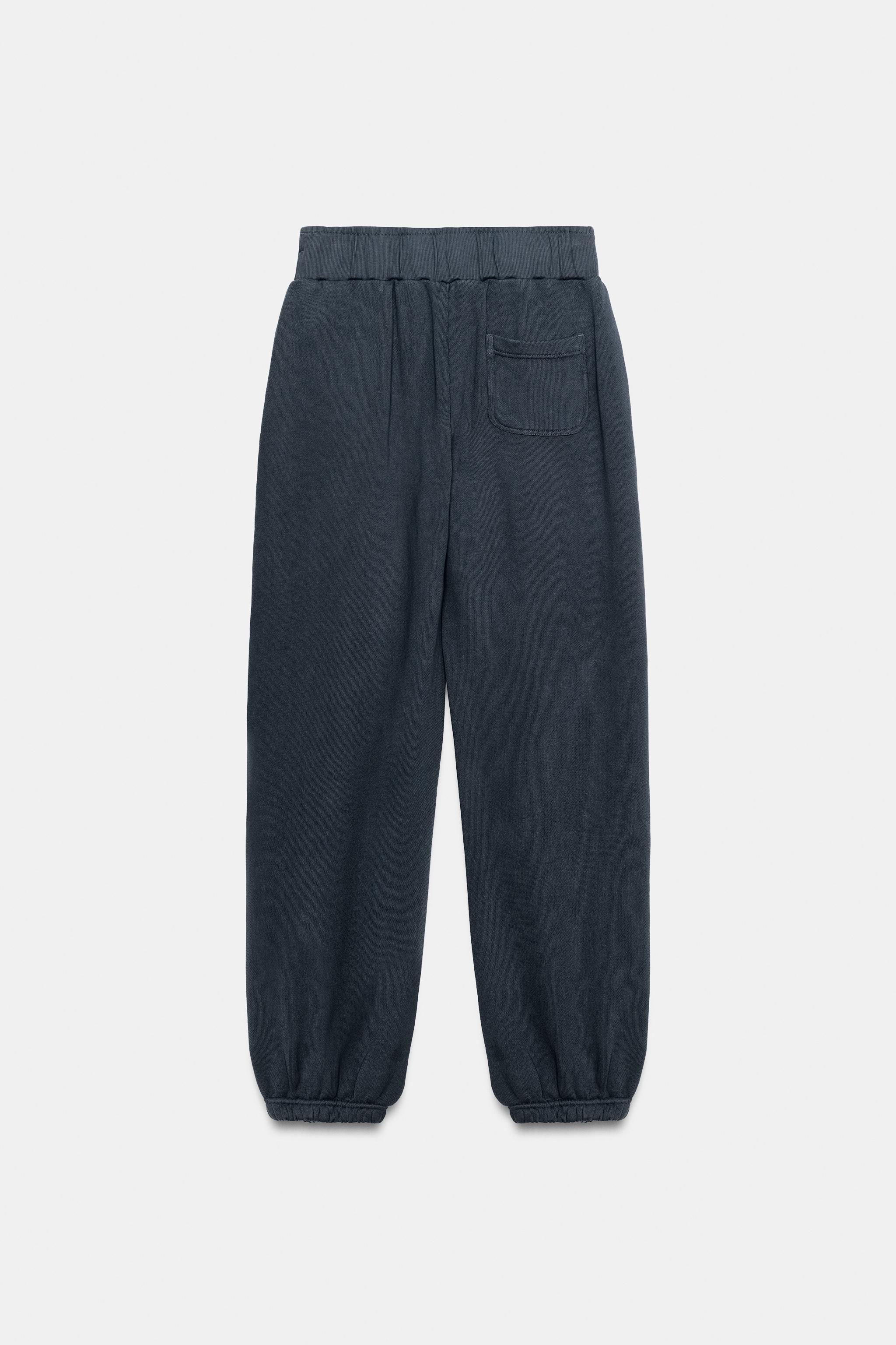 Zara YIKAMA EFEKTLİ PANTOLON görsel 6