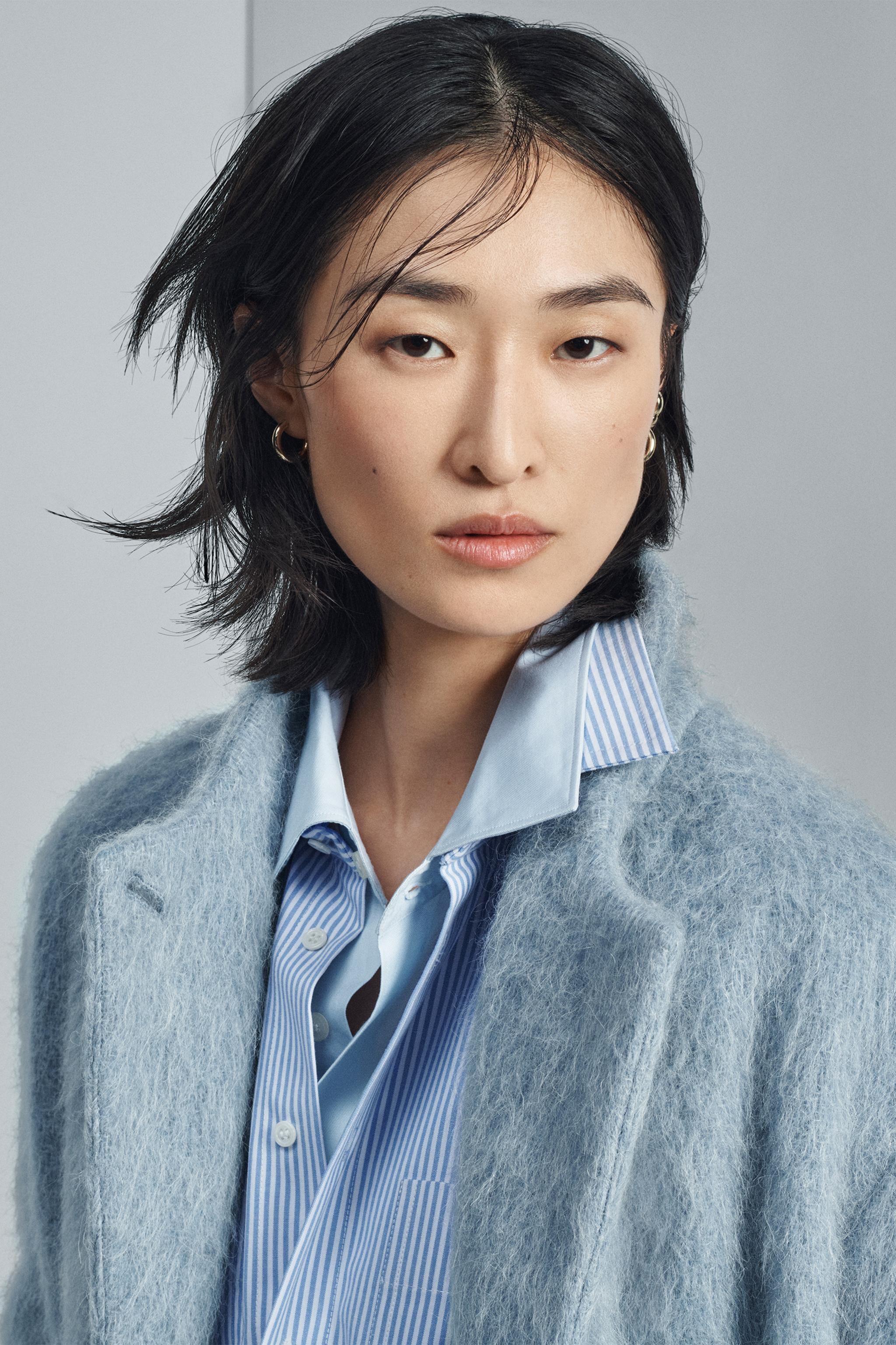 MANTEAU DROIT AVEC LAINE MANTECO ZW COLLECTION