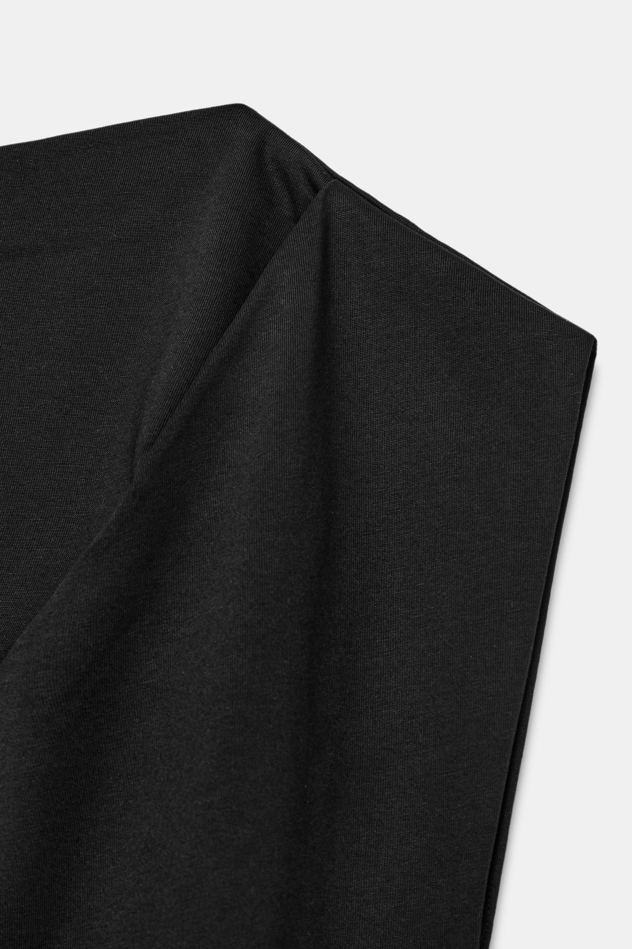 DRAPED COTTON TOP