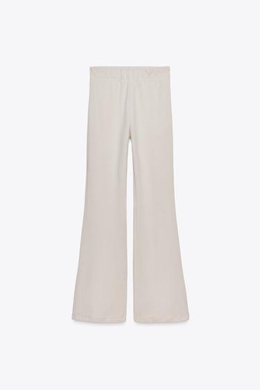 FLARE PANTS - Sand de Zara - Imagen 0