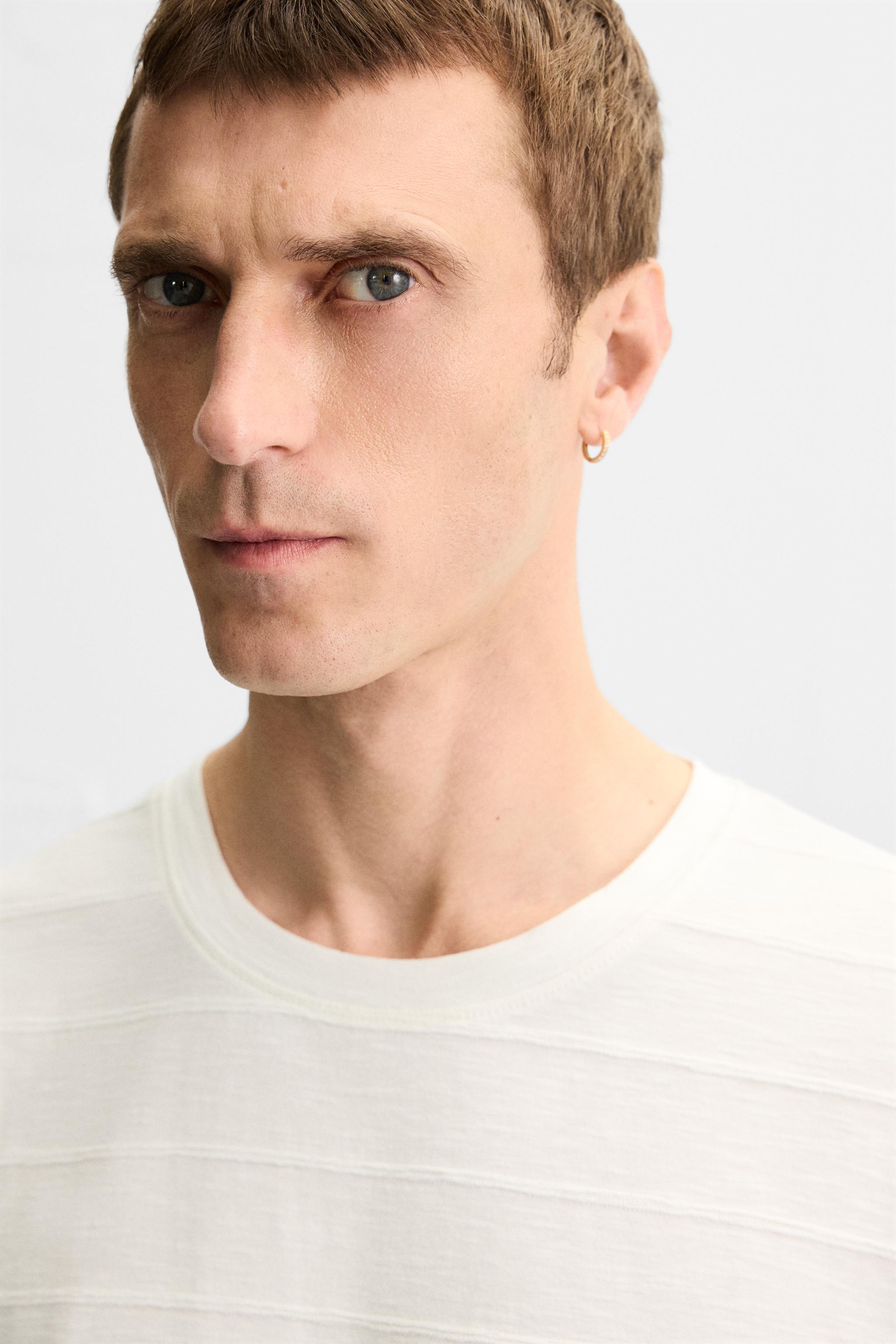 【ZARA】ナンバーストライプTシャツ ホワイト/ネイビーブルー 05048509401-e1.jpg?ts=