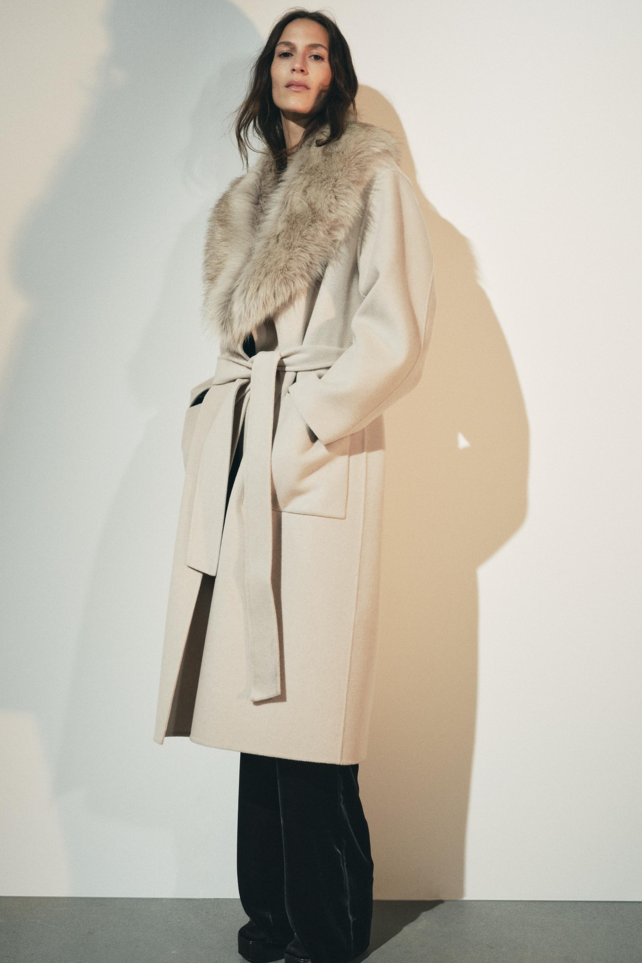 ZARA すばや 13、14歳 裏ファーコート