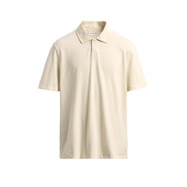პოლო მაისური regular fit ბამბა - სელი - Zara-ს Ecru