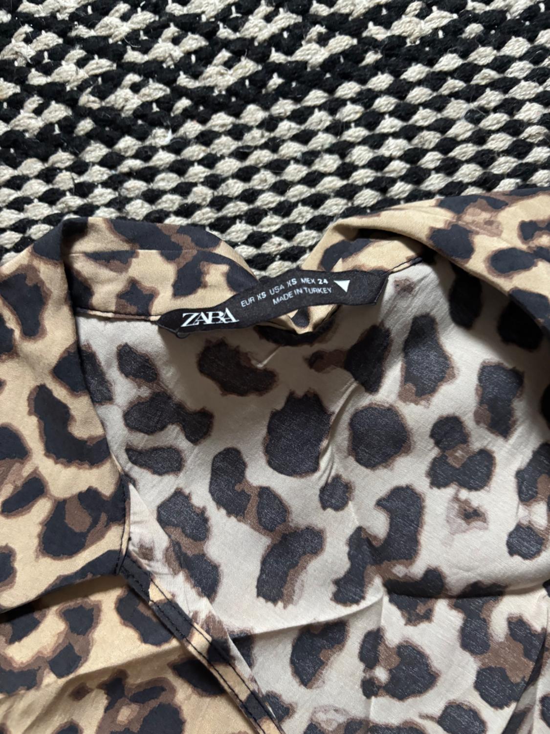 ANIMAL PRINT SHIRT WITH TIES - Image 3