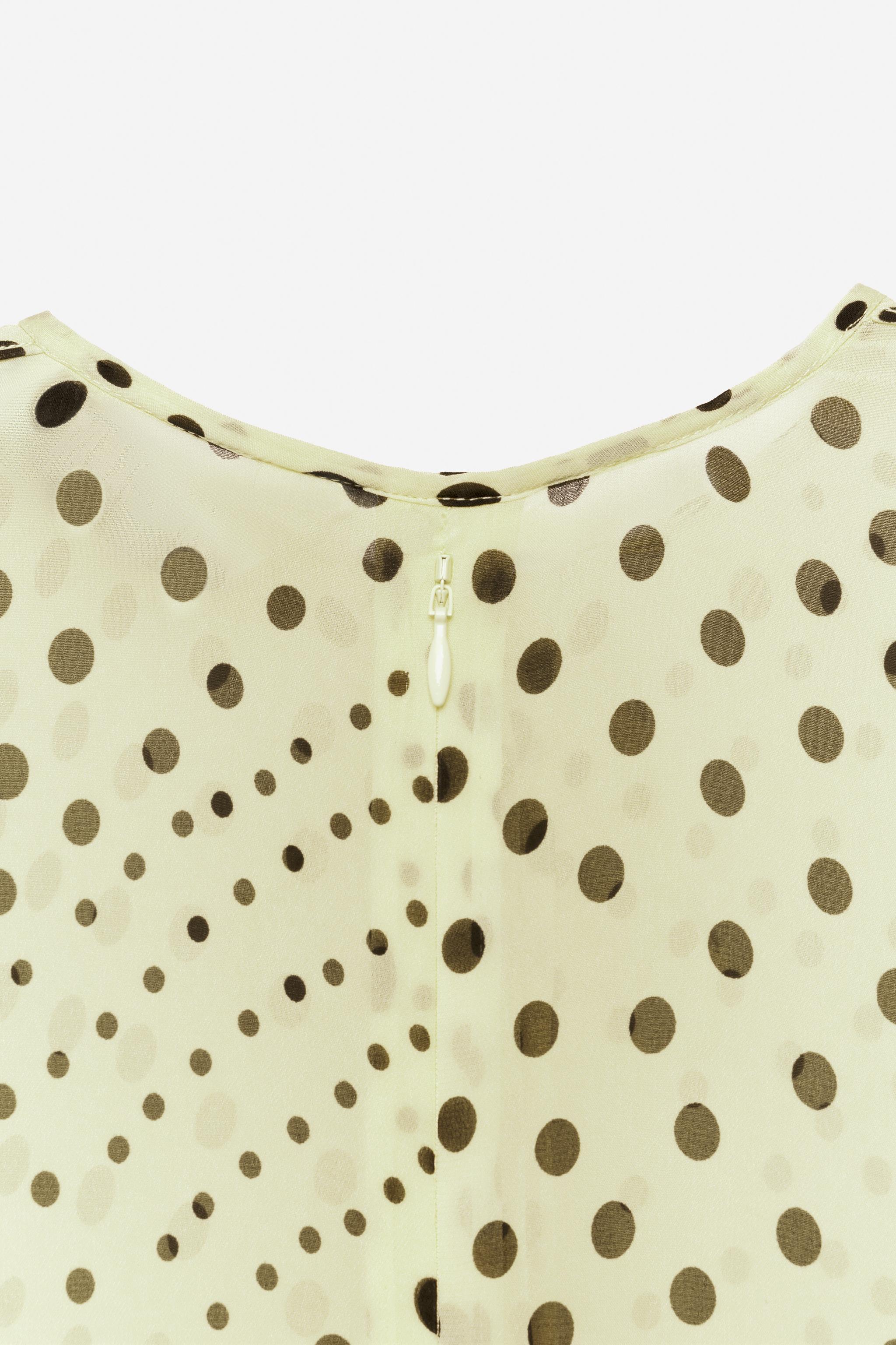 Женские платья Zara POLKA DOT DRESS - THE ITEM ZARA WOMAN — фото 11