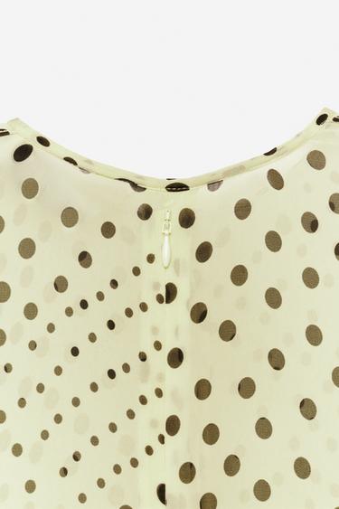 ROBE À POIS - THE ITEM ZARA WOMAN - Vanille de Zara - Image 10